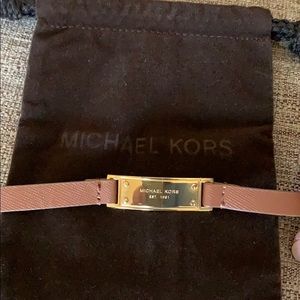 Michael Kors leather bracelet
